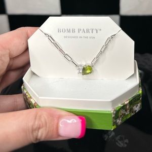 “Show me your Sparkle” Bomb Party August Birthday Necklace